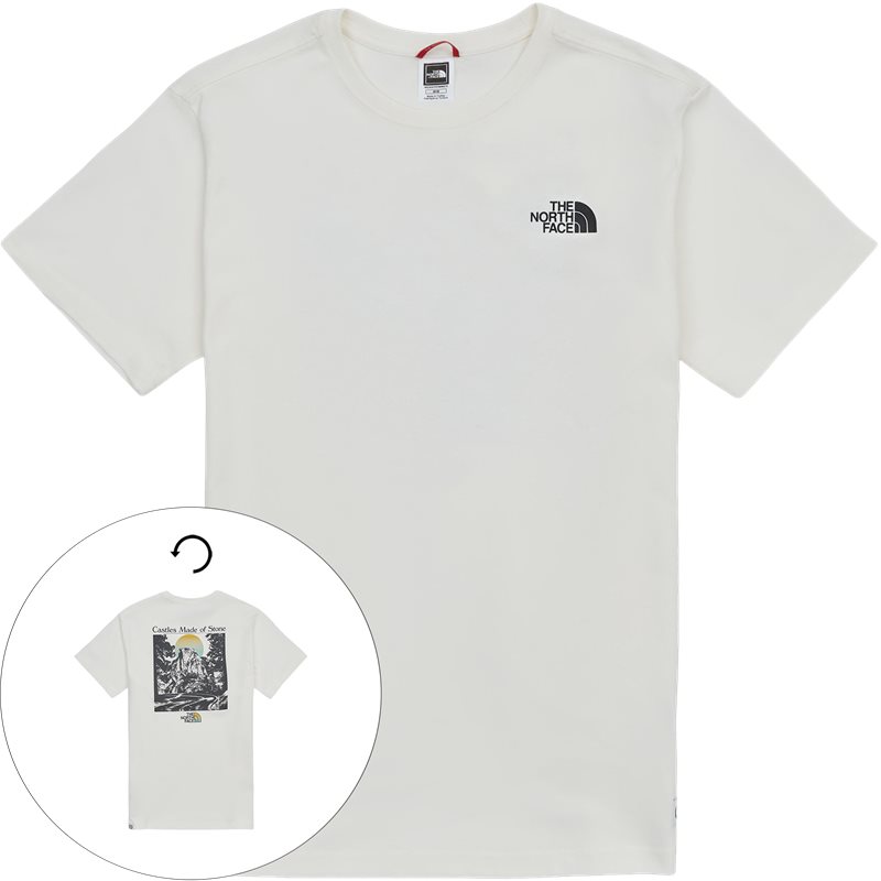 The North Face Re-grind Tee Off White